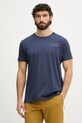 Ρούχα La Sportiva Τ-shirt πεζοπορίας ανδρικό βαμβακερό Mantra ZACT173 σκούρο μπλε