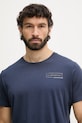 La Sportiva Τ-shirt πεζοπορίας ανδρικό βαμβακερό Mantra σκούρο μπλε ZACT173