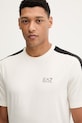 T-shirt προπόνησης EA7 Emporio Armani μπεζ AF21787.7M001595