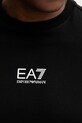 Bombažna kratka majica EA7 Emporio Armani AF22264.7M001402 črna