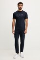 EA7 Emporio Armani t-shirt bawełniany AF22264.7M001412 granatowy SS26