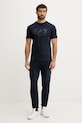 EA7 Emporio Armani t-shirt bawełniany AF22264.7M001412 granatowy SS26
