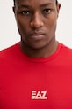 EA7 Emporio Armani t-shirt treningowy czerwony AF24495.7M000291