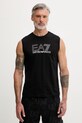 EA7 Emporio Armani top męski bawełniany czarny AF10375.7M001306