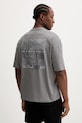 EA7 Emporio Armani t-shirt bawełniany nadruk szary AF22264.7M001419