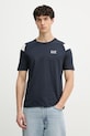 EA7 Emporio Armani T-shirt męski bawełniany granatowy AF10375.7M001624