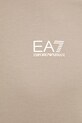 EA7 Emporio Armani T-shirt męski bawełniany AF10375.7M001624 brązowy