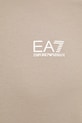 EA7 Emporio Armani T-shirt męski bawełniany AF10375.7M001624 brązowy