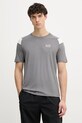 EA7 Emporio Armani T-shirt męski bawełniany szary AF10375.7M001624