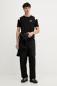 EA7 Emporio Armani T-shirt męski bawełniany AF10375.7M001624 czarny SS26