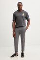 EA7 Emporio Armani t-shirt bawełniany AF13244.7M001398 szary SS26