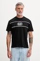 EA7 Emporio Armani T-shirt męski z bawełną czarny AF16548.7M001494