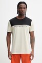 Dynafit t-shirt sportowy DRIRELEASE z elastanem beżowy 08.0000071689