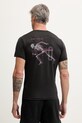 Puma T-shirt treningowy męski Illustration Graphic czarny 528446