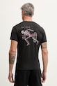 Puma T-shirt treningowy męski Illustration Graphic czarny 528446