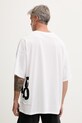 Odzież Puma T-shirt męski z bawełną GRAPHIC OVERSIZED 528528 biały