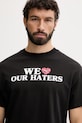 Puma t-shirt męski bawełniany Out the mail Haters czarny 634953