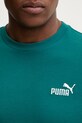 Puma t-shirt męski bawełniany Essential Logo 689153 turkusowy