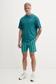 Puma T-shirt męski z bawełną Essential elevated 692018 turkusowy SS26
