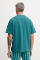 Odzież Puma T-shirt męski z bawełną Essential elevated 692018 turkusowy