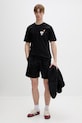 adidas t-shirt in cotone The Mini Embroidery KB2526 nero SS26