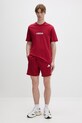 adidas t-shirt bawełniany KC0881 czerwony SS26