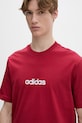 adidas t-shirt bawełniany czerwony KC0881