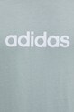 adidas t-shirt bawełniany KC0882 turkusowy