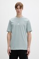 adidas t-shirt bawełniany bawełna turkusowy KC0903