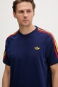 adidas Originals tricou oversized bărbătesc din bumbac bleumarin KC8642