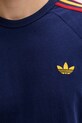 adidas Originals tricou oversized bărbătesc din bumbac KC8642 bleumarin