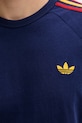 adidas Originals уголемена тениска мъжка от памук KC8642 тъмносин