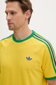 adidas Originals tricou bărbătesc din bumbac galben KC8643