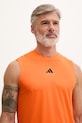 adidas Performance edzős top férfi narancssárga KD0374