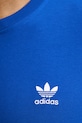 adidas Originals t-shirt bawełniany Trefoil KD1316 niebieski