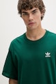 adidas Originals t-shirt bawełniany zielony KD1320