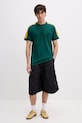 adidas Originals t-shirt męski bawełniany KD1359 zielony SS26