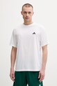 adidas Performance t-shirt treningowy męski biały KD5453