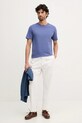 Hackett London t-shirt bawełniany HM5000056 niebieski SS26