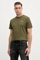 Hackett London t-shirt bawełniany nadruk zielony HM5000067