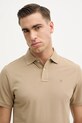 Hackett London polo bawełniane brązowy HM5600093