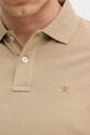 Hackett London polo bawełniane HM5600093 brązowy