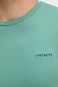 Hackett London футболка для мужчин из хлопка HM5000092 бирюзовый