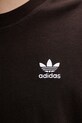 Βαμβακερό μπλουζάκι adidas Originals KE1142 καφέ