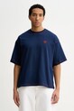adidas Originals t-shirt bawełniany aplikacja granatowy KE1206