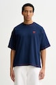 adidas Originals t-shirt bawełniany aplikacja granatowy KE1206