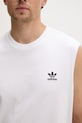 adidas Originals top pánský bavlněný KE3396 bílá