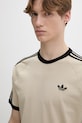 adidas Originals t-shirt bawełniany KE7964 beżowy SS26