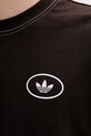 Хлопковая футболка adidas Originals коричневый KG6436