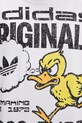 adidas Originals t-shirt bawełniany KG6439 biały